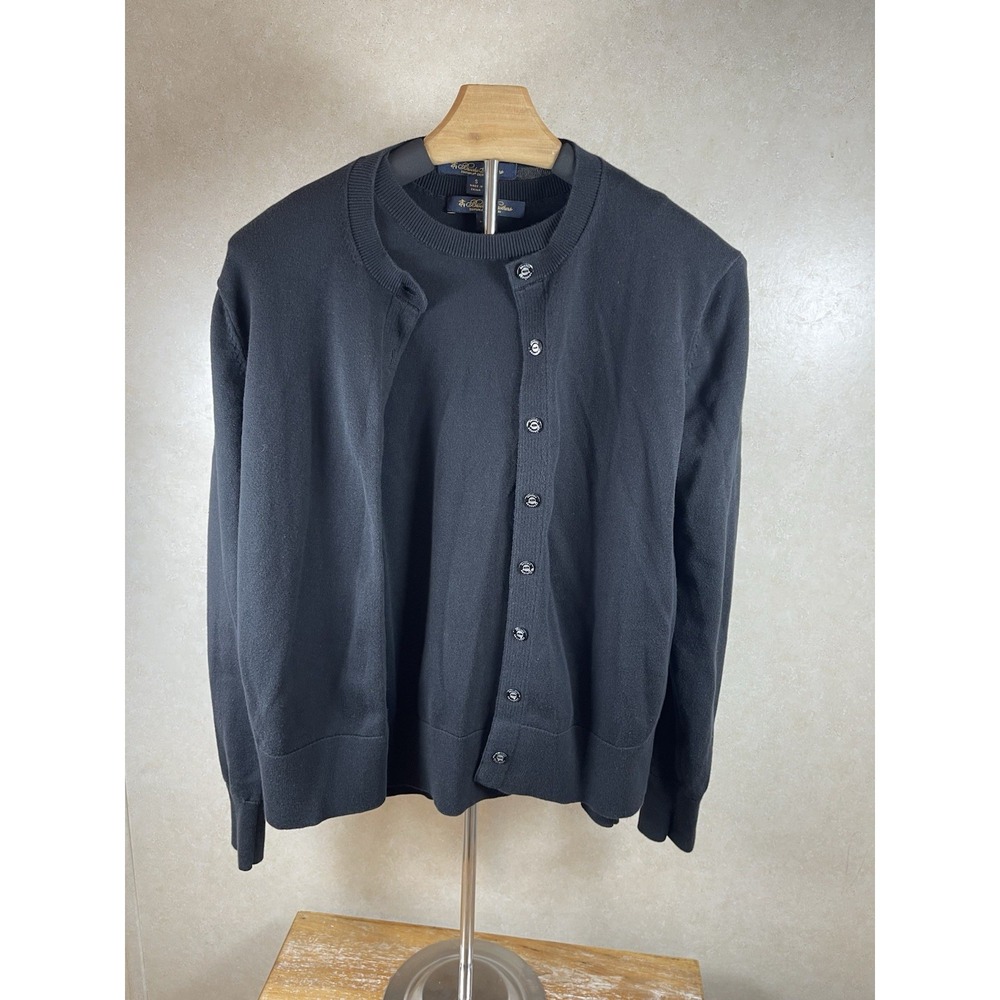 Brooks Brothers Black cardigan with included basic sweater